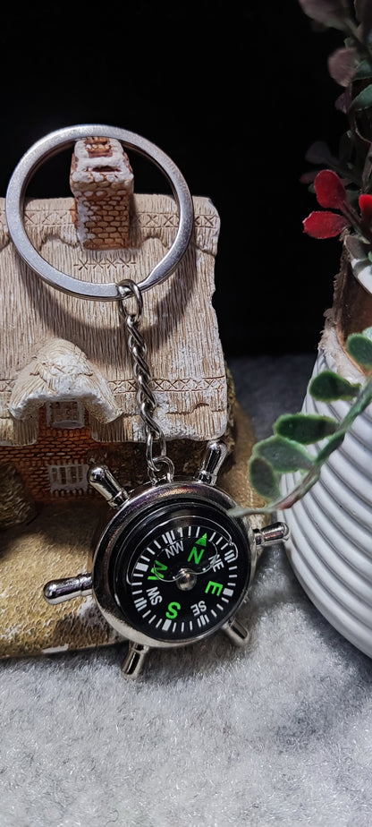 Compass Keychain