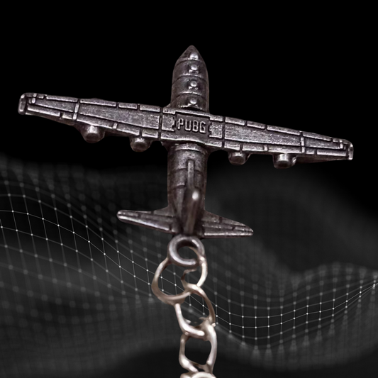 PUBG Airplane Keychain