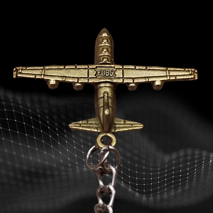 PUBG Airplane Keychain