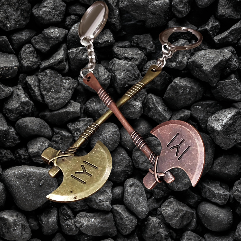 Turgut Alp Axe Keychain